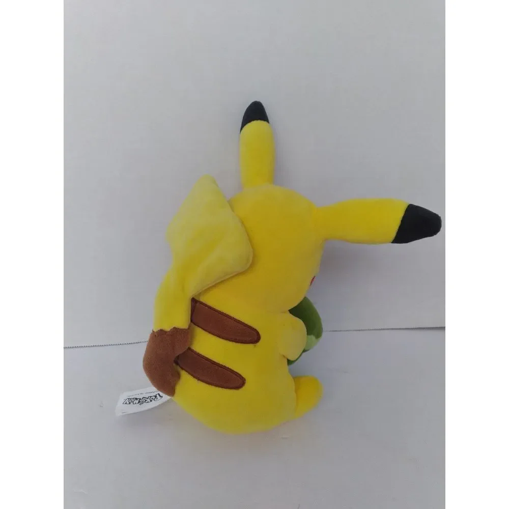 Official Pokemon Pikachu Plush Toy with Green Apple Collectible‎ Stuffed Animal